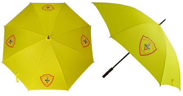 branded golf umbrella manufactured and supplied in UAE