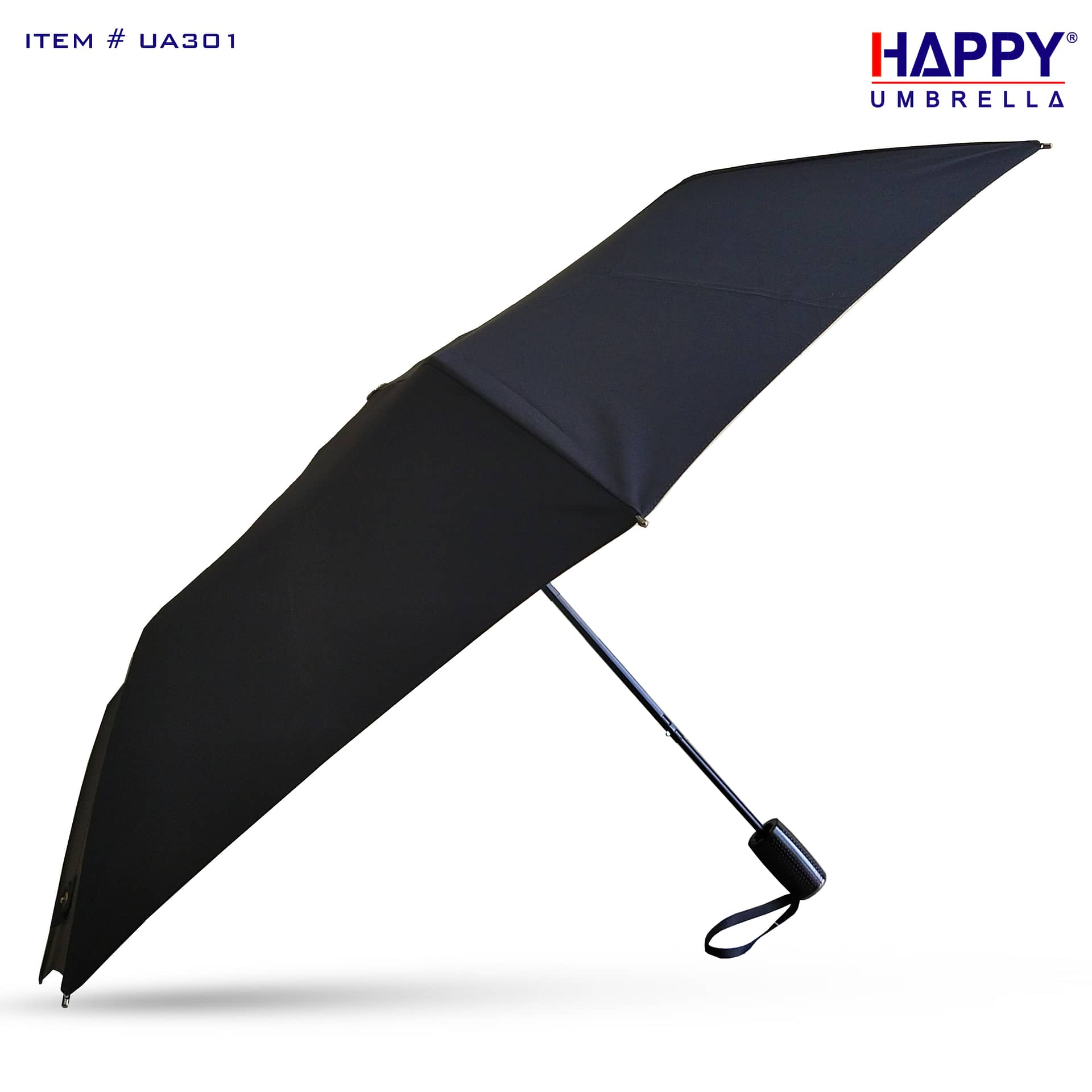 3 Section Auto Umbrella manufactured in UAE side view